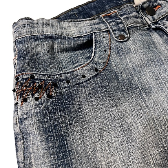 Apollo Jeans Denim Mid Length Skirt - Picture 6 of 9